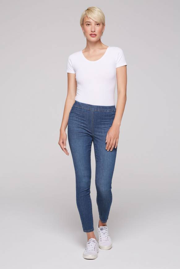 Soccx Jeggings PI:A Skinny Fit blue used Jubiläumsangebot