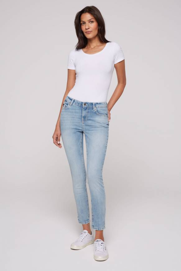 Soccx Jeans MI:RA Slim Fit dark used aged Heißer Verkauf