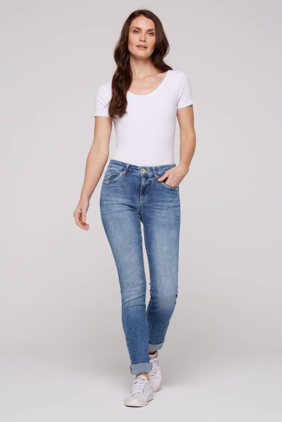 Soccx Jeans RO:MY Regular Fit blue vintage Top Angebot