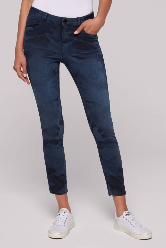 Soccx Jeans MI:RA Slim Fit blue camouflage Bestseller