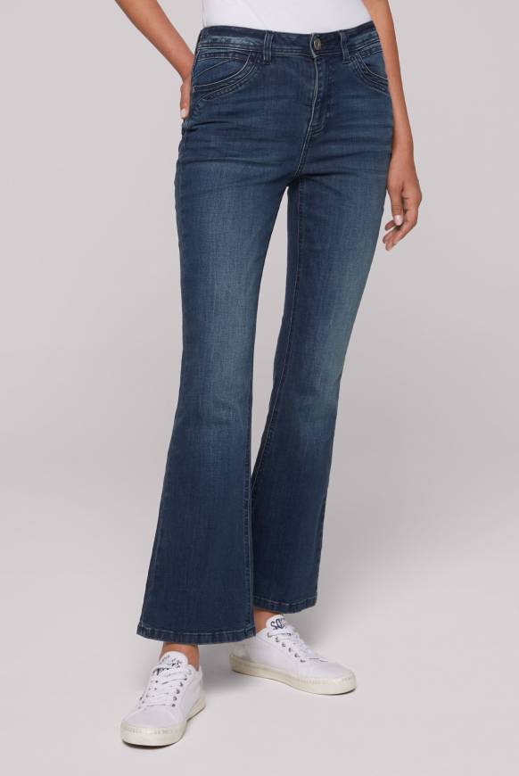 Soccx Flared Jeans PA:LA Regular Fit deep sea Saisonale Angebote