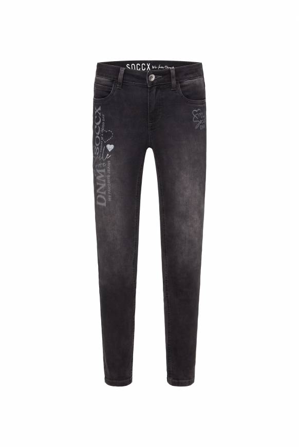 Soccx Jeans MI:RA Slim Fit jogg grey printed Tägliche Deals