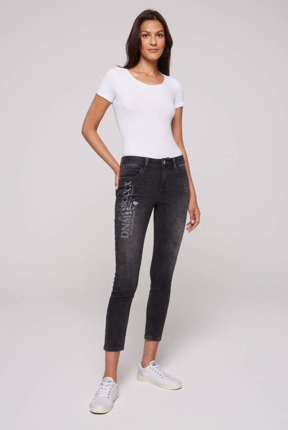 Soccx Jeans MI:RA Slim Fit jogg grey printed Tägliche Deals