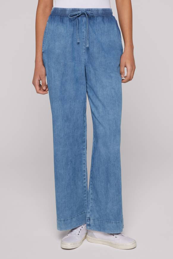 Soccx Wide Leg Jeans authentic blue Riesige Ersparnisse
