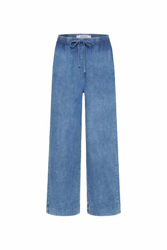 Soccx Wide Leg Jeans authentic blue Riesige Ersparnisse
