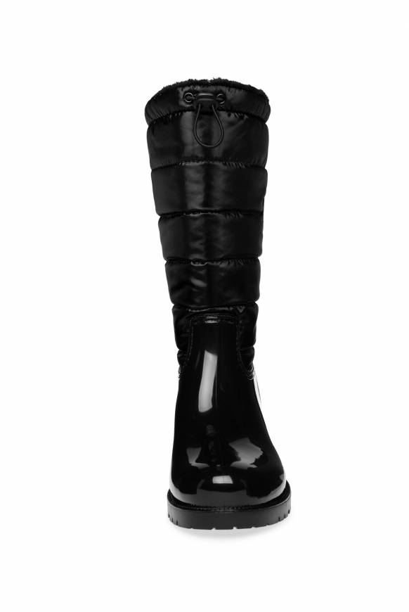 Soccx Gefütteter Gummistiefel mit Steppschaft black Tiefpreis