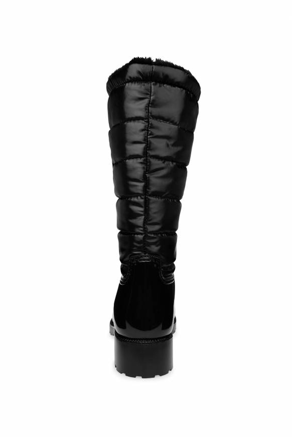 Soccx Gefütteter Gummistiefel mit Steppschaft black Tiefpreis