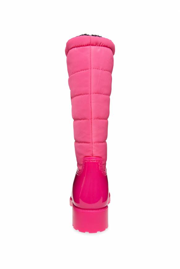 Soccx Gefütteter Gummistiefel mit Steppschaft neon pink Wochenangebot