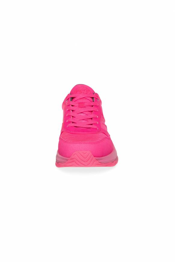 Soccx Fashion Sneaker im tonigen Materialmix neon pink Neueste Stile