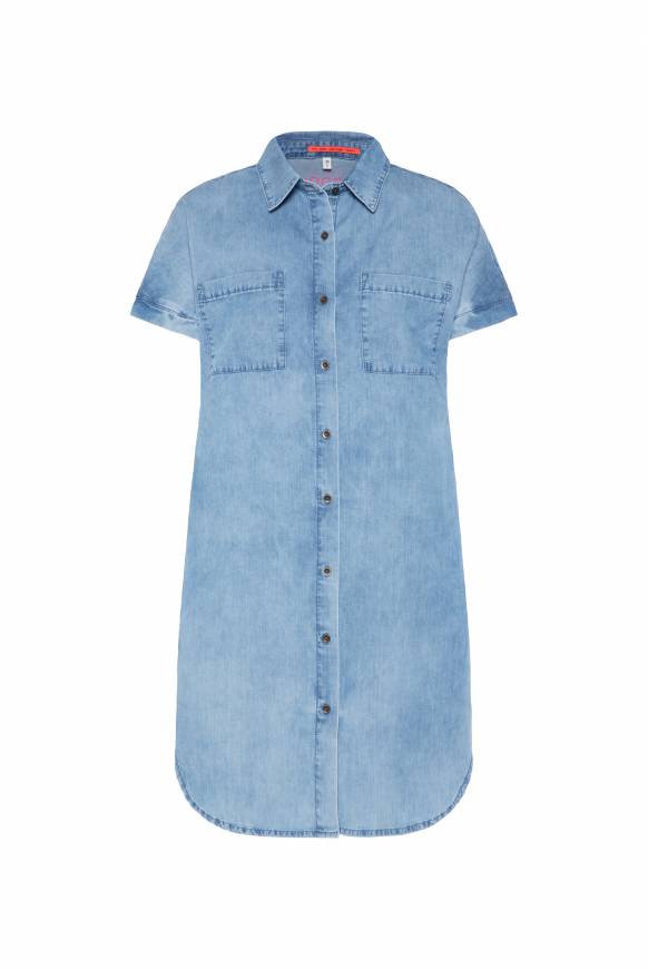 Soccx Kurzes Jeansblusenkleid mid blue wash XS Bis zu 55% Rabatt