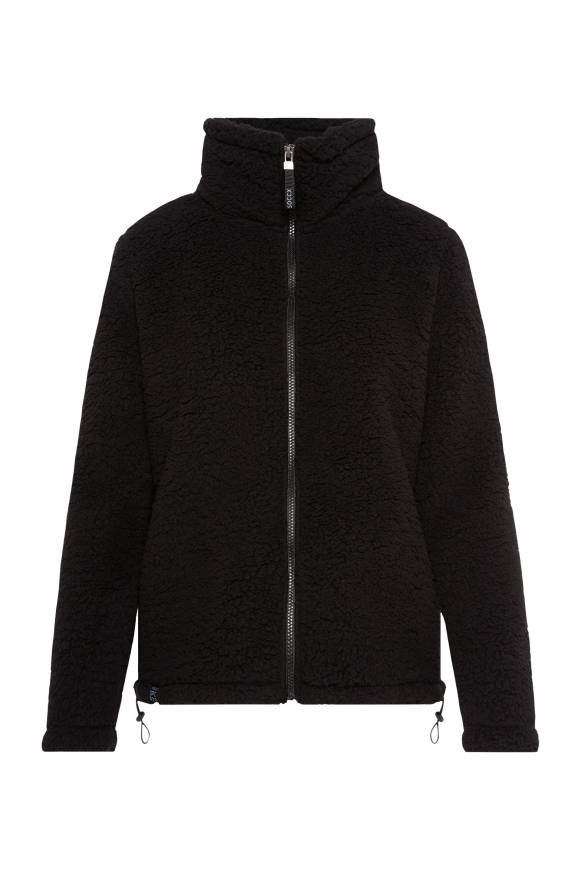 Soccx Sport-Jacke im Sherpa-Look black Nur noch ein Tag übrig