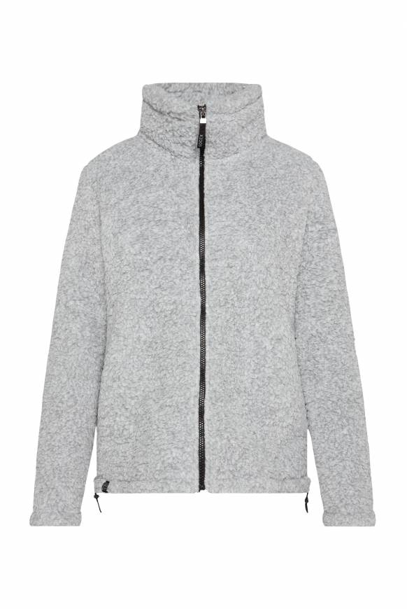 Soccx Sport-Jacke im Sherpa-Look grey melange Super Rabatt