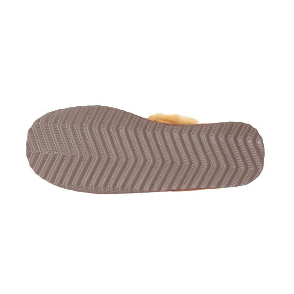 Sonia Originelli Damenpantoffel Schuhe Schaf Lammfell EVA Sohle Leder Günstiger Verkauf