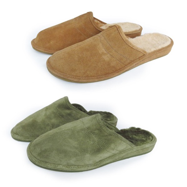 Sonia Originelli Herrenpantoffel Schuhe Schaf Lammfell EVA Sohle Echt Leder Meist gekauft