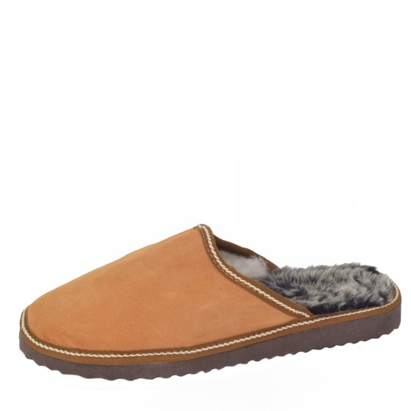 Sonia Originelli Herrenpantoffel Schuhe Schaf Lammfell EVA Sohle Echt Leder Blitzverkäufe
