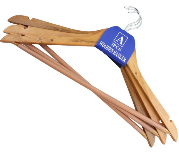 Sonia Originelli 3er SET Kleiderbügel Holz Bügel Kleiderschrank Aufhänger Valentinstagsangebot