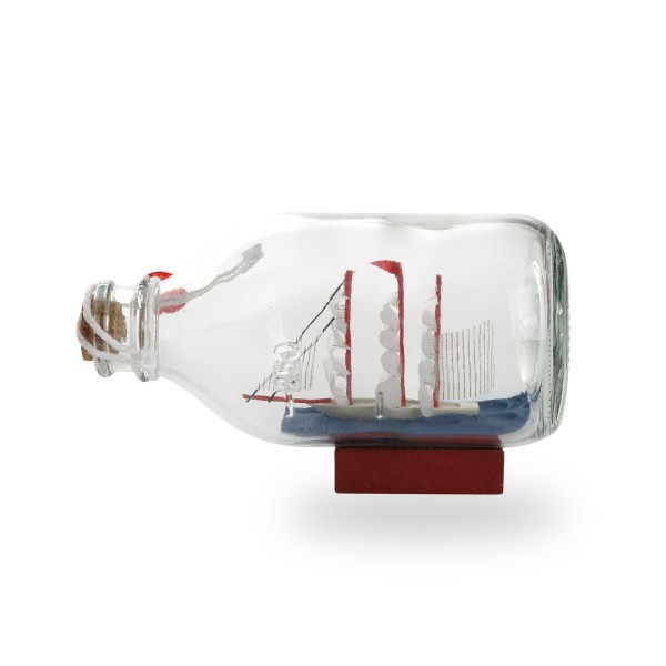 Sonia Originelli Buddelschiff Flaschenschiff "Hamburg" Rumflasche 14cm Zeitlich begrenztes Angebot