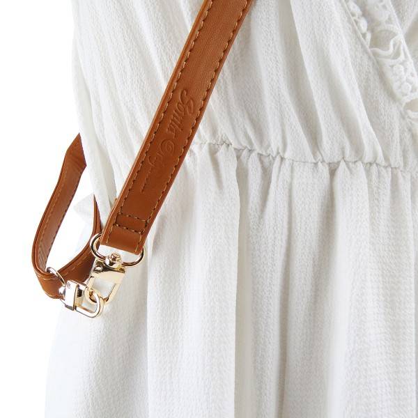 Sonia Originelli Ersatzband Strap PU-Leder zum Umhängen für Handyketten und Taschen Ersatzschnur Zeitbegrenzte Promotion