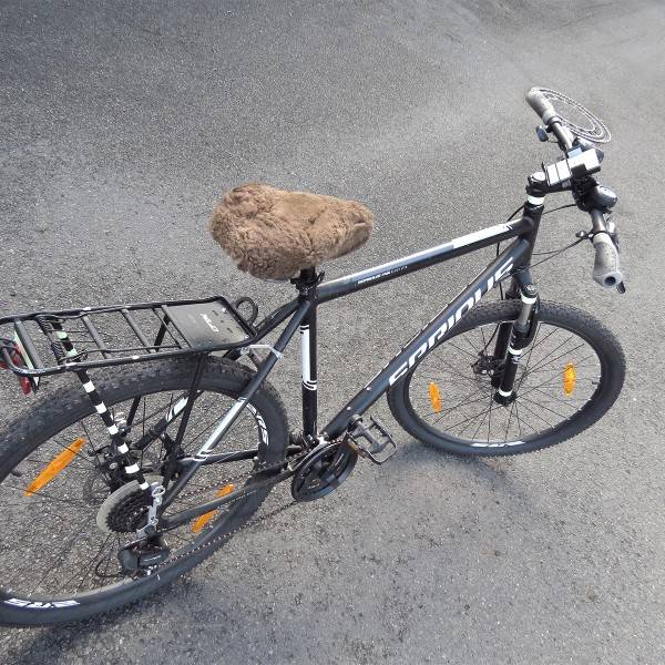 Sonia Originelli Fahrradsitzbezug Baumwolle Lammfell Bike Riemen Bis zu 60% Rabatt