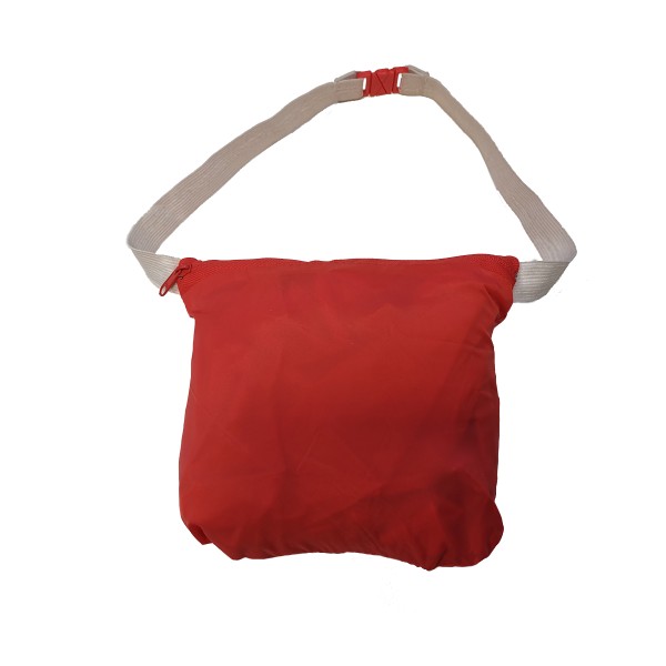Sonia Originelli Regenjacke unisex "coralle" in Bauchtasche Reißverschluss Kapuze zollfrei