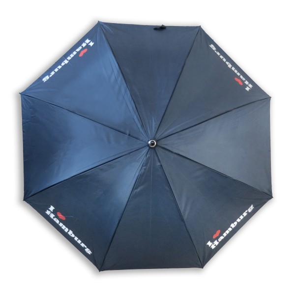 Sonia Originelli Stockschirm "I Love Hamburg" Regenschirm Schutz Stadt Auslauf