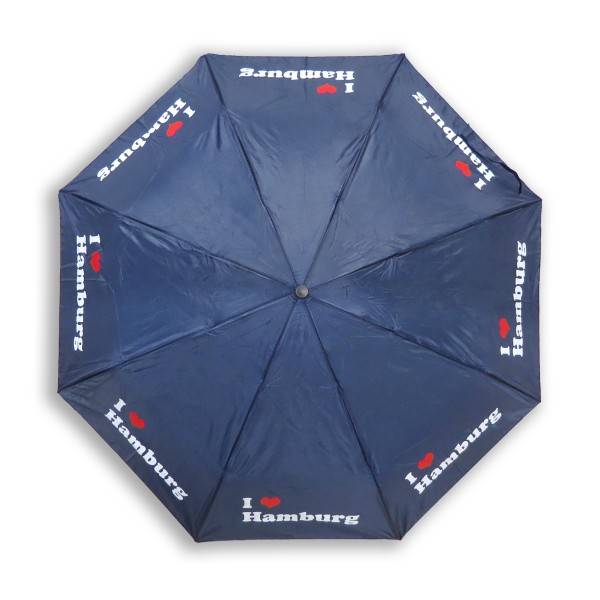 Sonia Originelli Taschenschirm "I love Hamburg" Regenschirm Schutz Stadt im Angebot