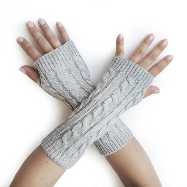 Sonia Originelli Armstulpe Handschuhe Strick Uni Gemütlich Lang Fabrik Onlineshop