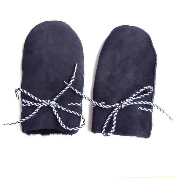 Sonia Originelli Baby Fausthandschuhe Schaf Lammfell Kordel Fäustlinge Fabrikpreis