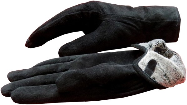 Sonia Originelli Damenhandschuhe Leder Schmal Winter Finger Gefüttert Günstig kaufen