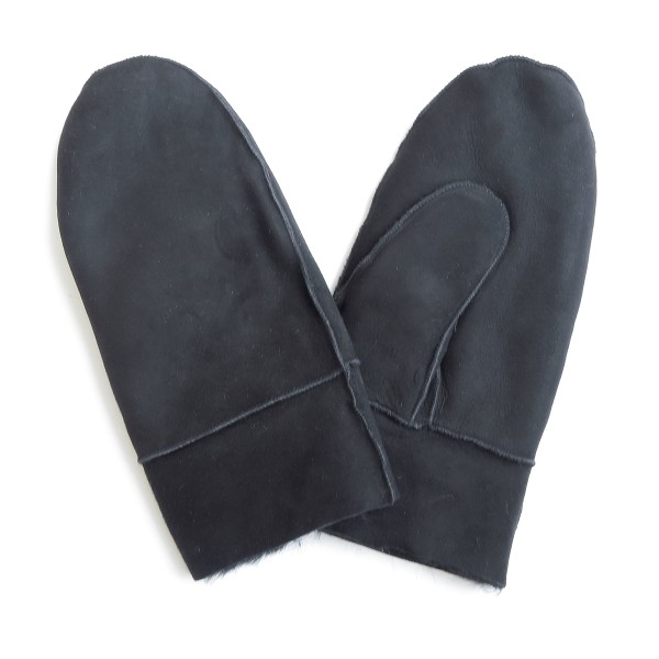 Sonia Originelli Fausthandschuh Schaf Lammfell Fäustlinge Leder Handschuhe Versandkostenfrei