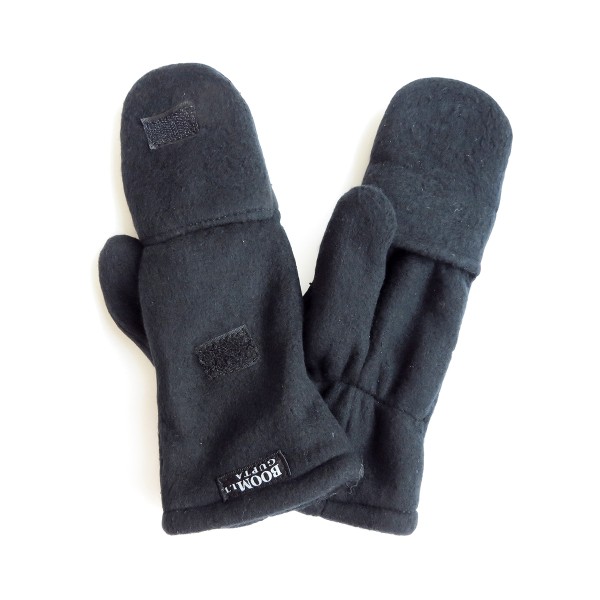 Sonia Originelli Fleecehandschuhe Finger Halbfinger Faustumschlag Winter Black Friday