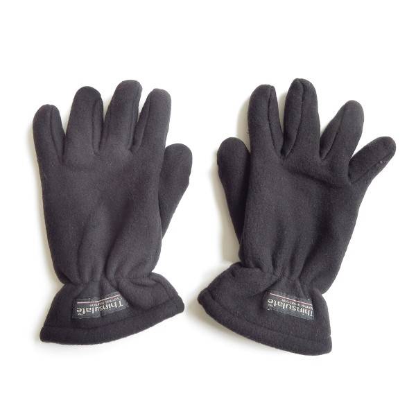 Sonia Originelli Handschuhe Winter Finger Fleece Schwarz Klettverschluss Vatertagsangebot