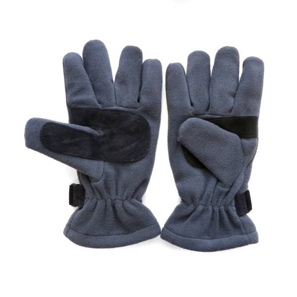 Sonia Originelli Handschuhe Winter Finger Fleece Schwarz Klettverschluss Valentinstagsangebot
