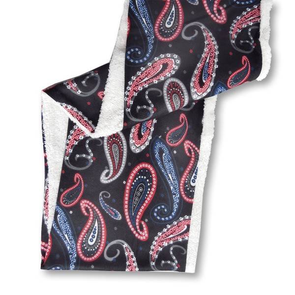 Sonia Originelli Loop "Paisley" Schal Kuschelfell Polyester Winter Saisonale Angebote