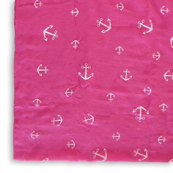 Sonia Originelli Loop Schal "Anker" Maritim Reliefdruck Sommer Riesige Ersparnisse