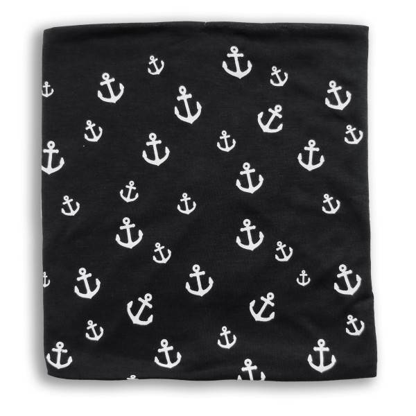 Sonia Originelli Loop Schal "Mini Anker" Maritim Allover Print Sommer Mundschutz Atemschutz Super Sparpreis