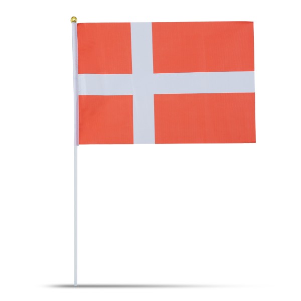 Sonia Originelli 10er Set Fahne Flagge Winkfahne "Dänemark" Denmark Handfahne EM WM Super Rabatt
