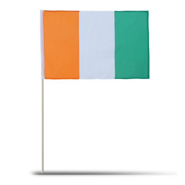 Sonia Originelli 10er Set Fahne Flagge Winkfahne "Elfenbeinküste" Ivory Coast Handfahne EM WM Kostenloser Versand international