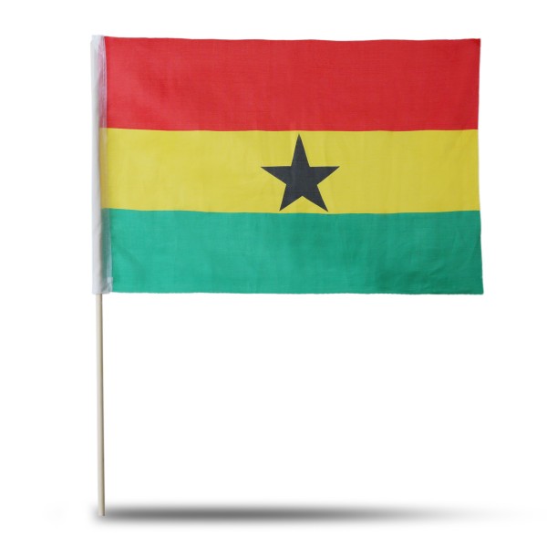 Sonia Originelli 10er Set Fahne Flagge Winkfahne "Ghana" Handfahne EM WM 50% Rabatt für begrenzte Zeit