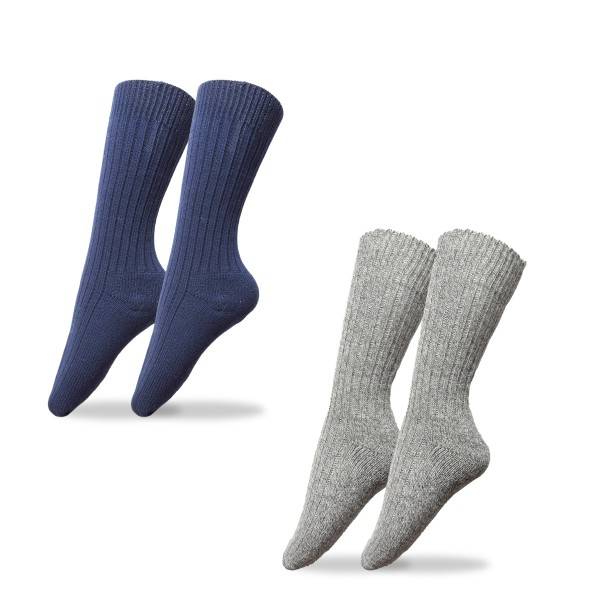 Sonia Originelli 1 Paar Herren Polarsocken super soft mit Froteé Sohle Auslauf