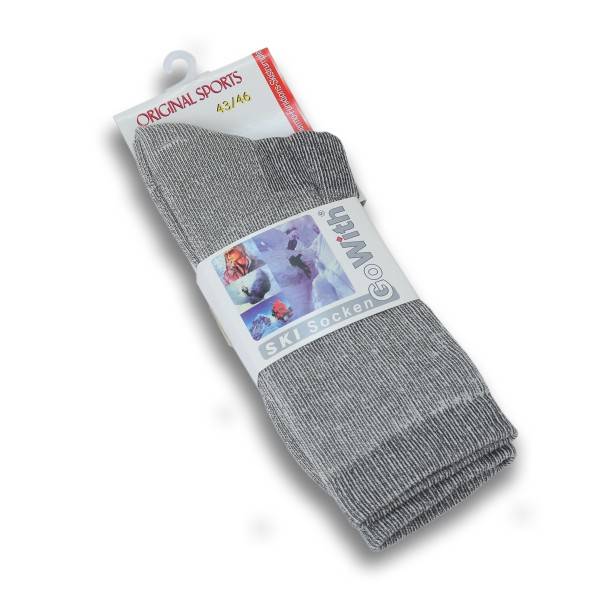 Sonia Originelli 1 Paar Ski Socken Wolle Winter Unisex Strümpfe grau Angebote