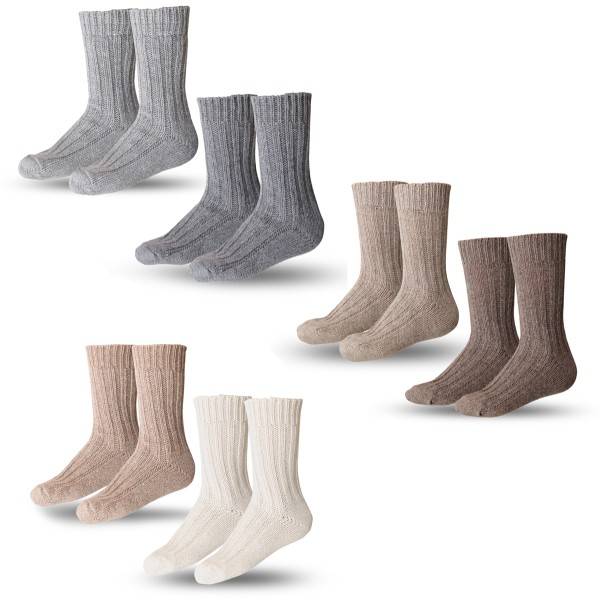 Sonia Originelli 2 Paar Alpakasocke "Dick" Winter Warm Schaf Wolle Schlussverkauf