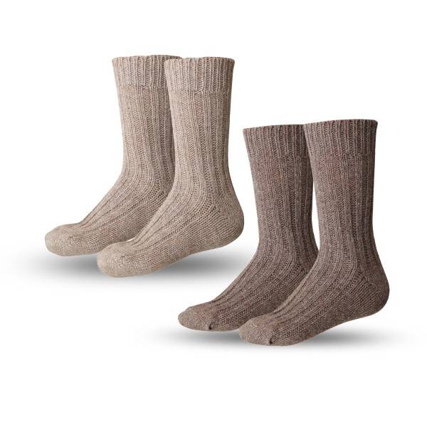 Sonia Originelli 2 Paar Alpakasocken "dick" Alpakawolle Winter Unisex Fabrikpreis