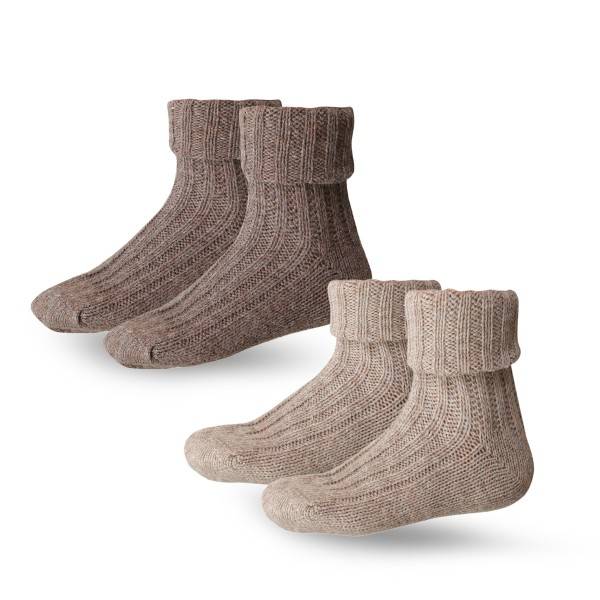 Sonia Originelli 2 Paar Alpakasocken "dick" Alpakawolle Winter Unisex Fabrikpreis