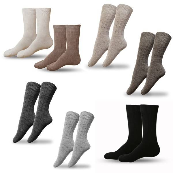 Sonia Originelli 2 Paar Alpakasocken "Dünn" Alpackawolle Unisex Winter Rabatt