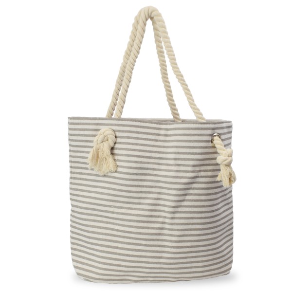 Sonia Originelli City Shopper "Rügen" maritim gestreift Koordinaten Canvas Exklusive Angebote