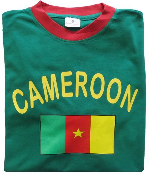 Sonia Originelli Fan-Shirt "Cameroon" Unisex Fußball WM EM Herren T-Shirt Begrenzte Freigabe