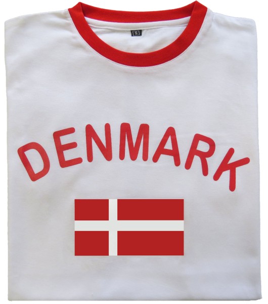 Sonia Originelli Fan-Shirt "Denmark" Unisex Fußball WM EM Herren T-Shirt Bis zu 65% Rabatt