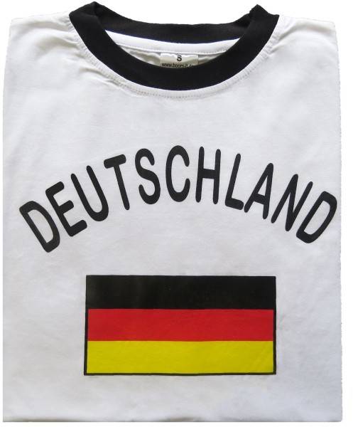 Sonia Originelli Fan-Shirt "Deutschland" Unisex Fußball WM EM Herren T-Shirt Nur für heute