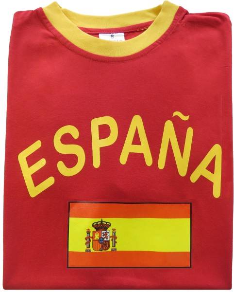 Sonia Originelli Fan-Shirt "España" Unisex Fußball WM EM Herren T-Shirt Discount Store für neue Produkte